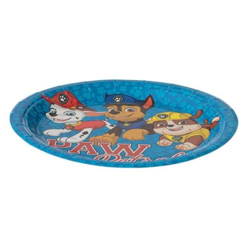 PAW Patrol Mintás Papír Partitányérok 18 cm – 6 db