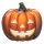 Halloween tök alakú papírtányérok 25 cm - 6 darab