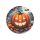 Halloween tök mintás papírtányérok 18 cm - 6 darab
