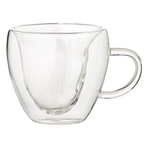 Duplafalú szívecske alakú kávés csésze