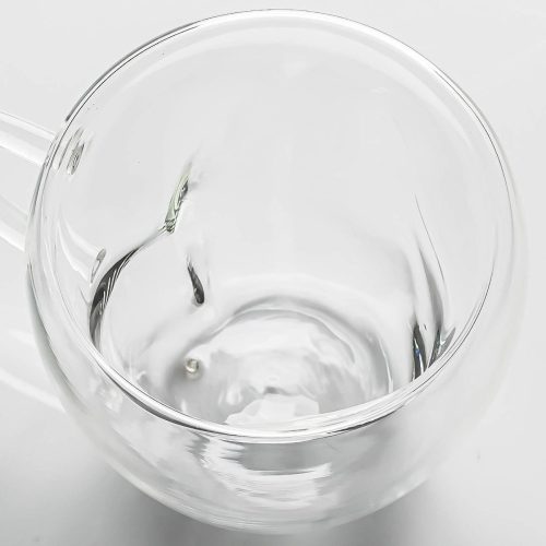 Duplafalú szívecske alakú kávés csésze