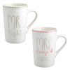 Mr. Right & Mrs. Always Right New Bone porcelán bögre szett - 350 ml - 2 db